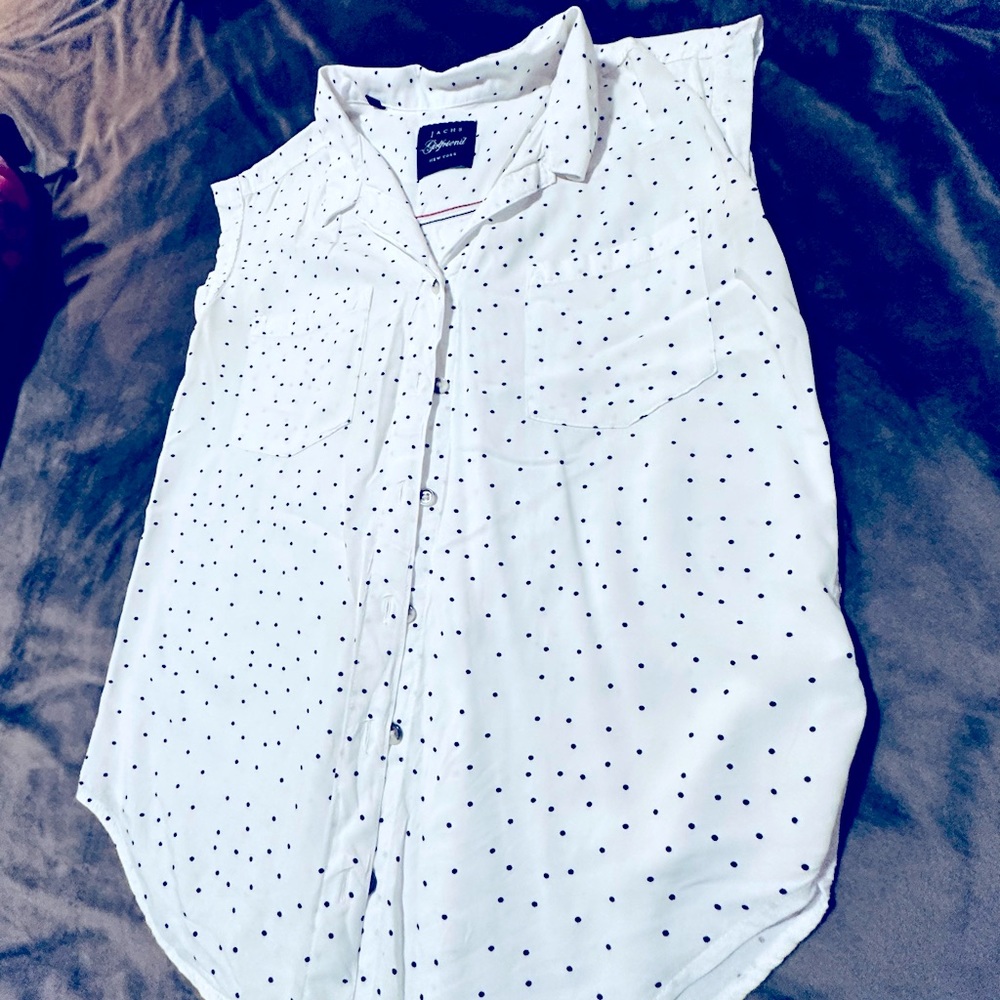 Polka Dot button down